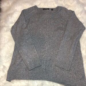 CYRUS Women’s XL Gray Elegant Sweater Classic Cozy